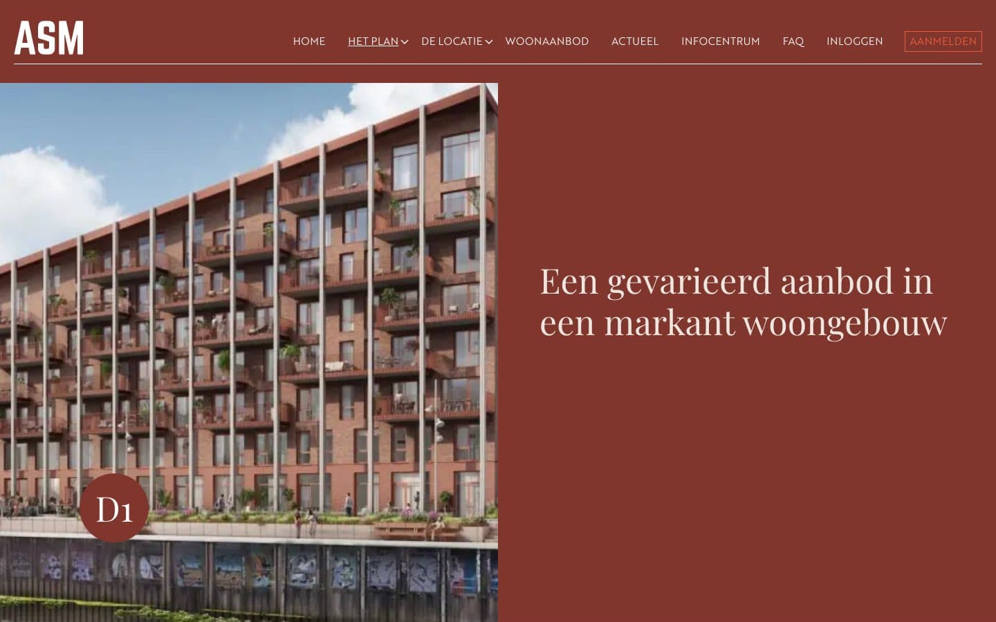 Screenshot van asmarnhem.nl/het-plan/d1: gebouw d1